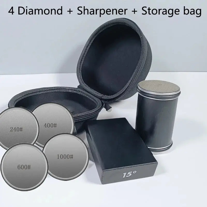 Dual-Angle Rolling Knife Sharpener  Precision Edge Restorer for Home Chefs