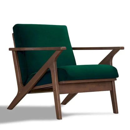 Omax Decor Zola Lounge Chair  Stylish Upholstered Accent Seating with Contemporary Profile