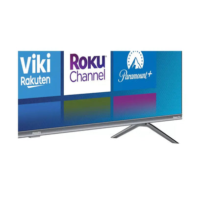 Philips 55″ 4K QLED Roku TV  Slim Design, Voice Remote Ready