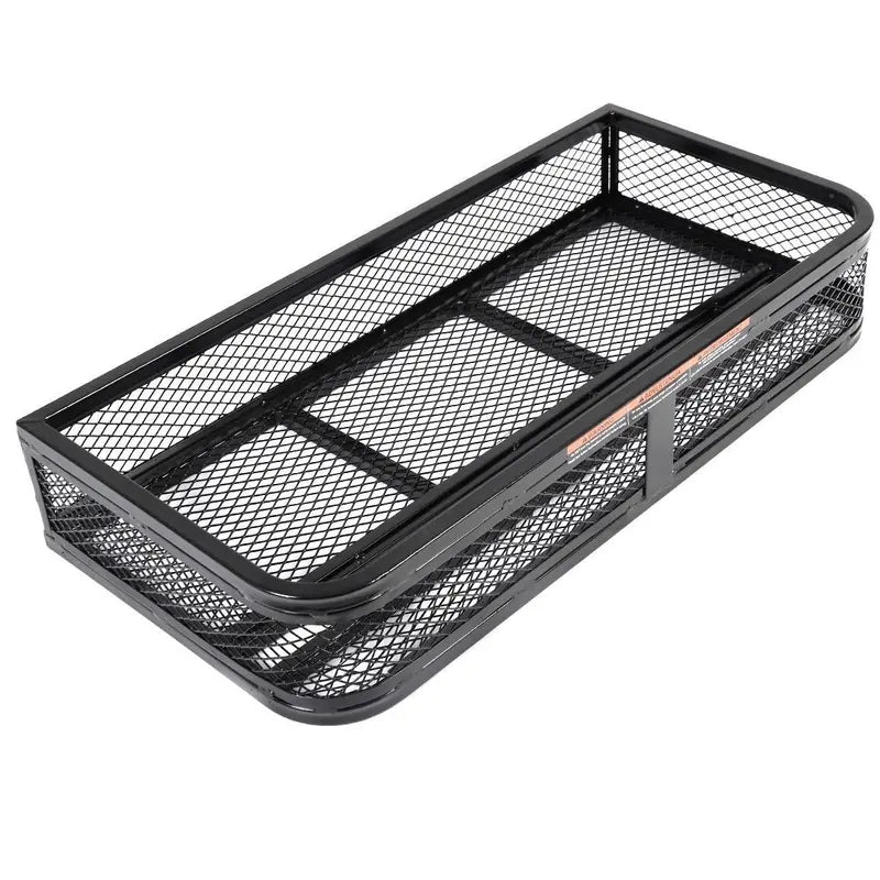 Heavy-Duty Steel ATV Front Basket Rack with Mesh Platform