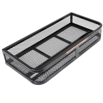 Heavy-Duty Steel ATV Front Basket Rack with Mesh Platform