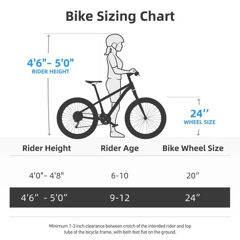 JOYSTAR Lubbock Kids’ Mountain Bike  20-inch & 24-inch Single-Speed Models for Young Riders