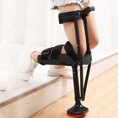 Hands-Free Knee Crutch  Ergonomic Weight-Bearing Mobility Aid with Adjustable Height and Padded Support