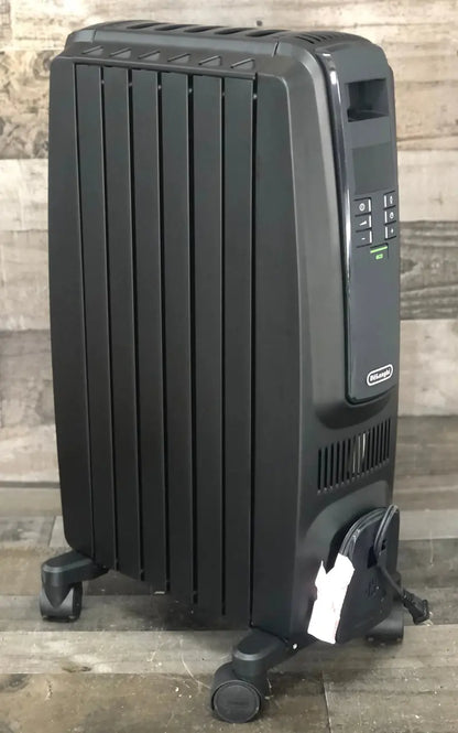 De’Longhi Dragon TRD40615EBKCA Oil-Filled Radiator Heater — 1500W Quiet Operation with Timer and Eco Mode