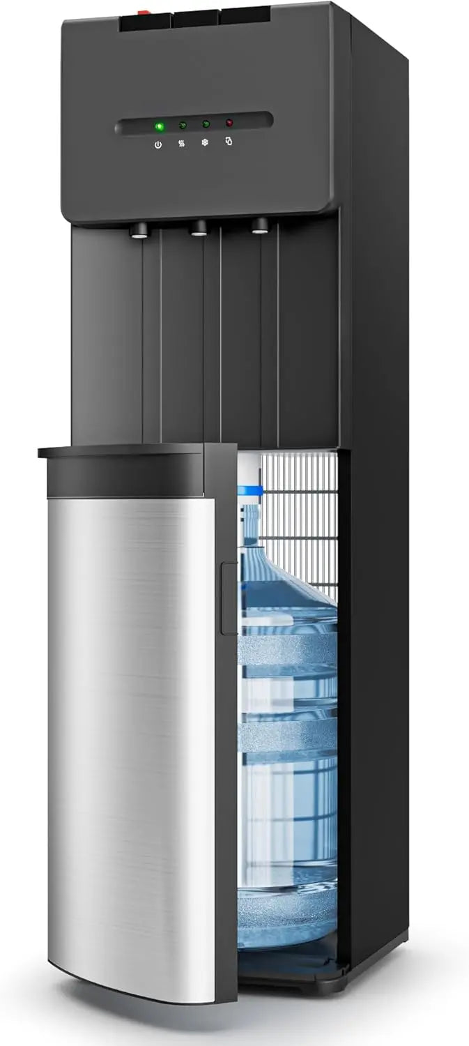 EUHOMY Bottom-Loading Water Cooler with Child Safety Lock & 3-Temp Options
