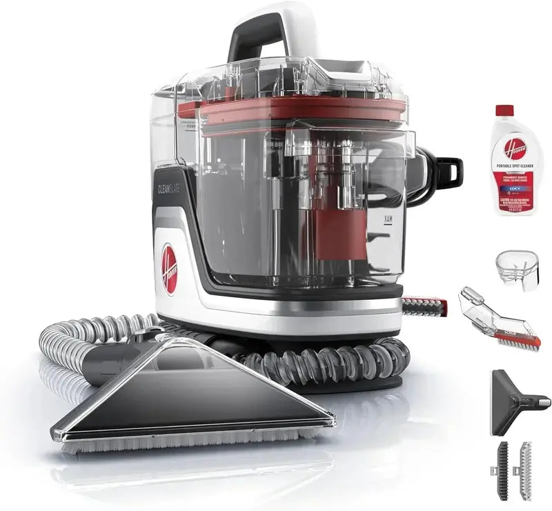 Hoover CleanSlate Plus Spot Cleaner  Portable Carpet & Upholstery Extractor with Strong Suction