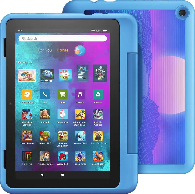 Amazon Fire HD 8 Kids Pro Tablet (2022)  8-inch HD Display, Wi-Fi, 32GB Storage, Ages 612, Cyber Sky Edition