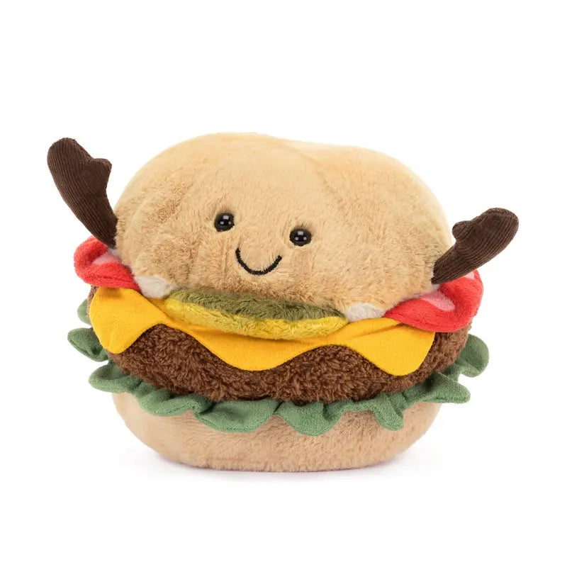 Jellycat Hamburger Plush Food Toy