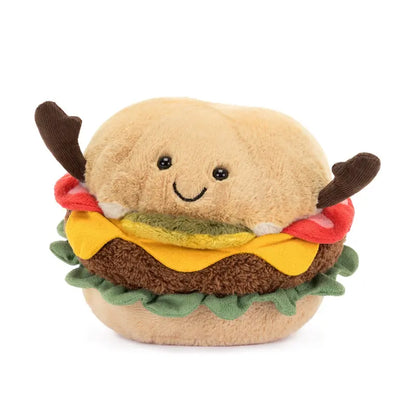 Jellycat Hamburger Plush Food Toy