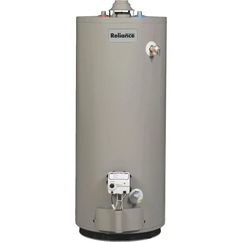 Reliance 40-Gallon LP Gas Water Heater with Eco-Friendly Insulation and Efficient Burner
