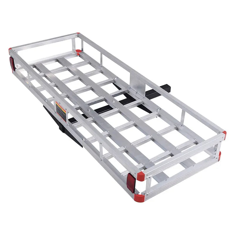 60″ x 22″ Aluminum Hitch-Mount Cargo Carrier  Fits Standard 2-Inch Trailer Receivers