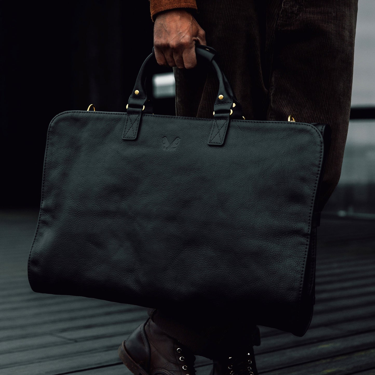 Leather Trifold - Black