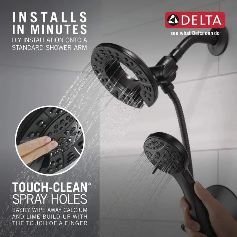 Delta Arvo 14 Series Single-Handle 2-in-1 Dual Shower System with In2ition Technology