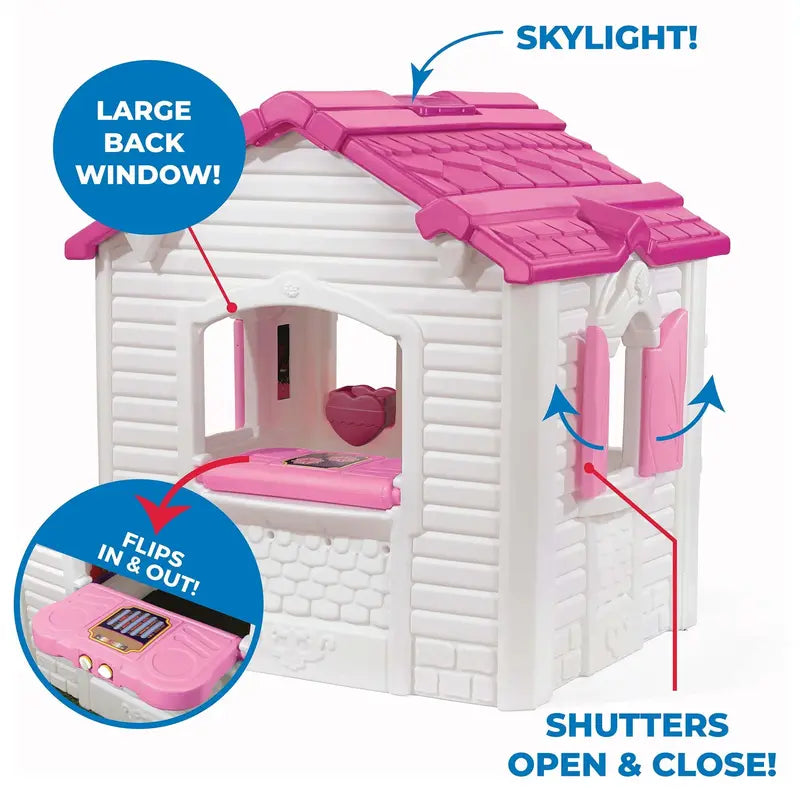 Sweetheart Playhouse  Outdoor Wooden Play Structure for Kids