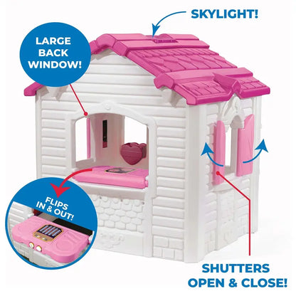 Sweetheart Playhouse  Outdoor Wooden Play Structure for Kids
