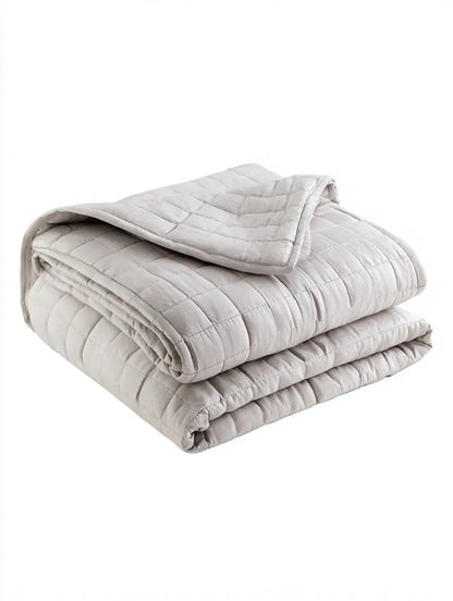 Globne Cooling Weighted Blanket with Fine Glass Beads and Natural Cotton Cover (1.5 kg)