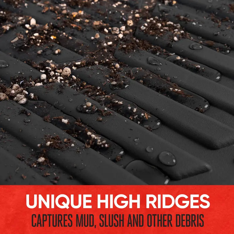 Motor Trend FlexTough Contour  Deep Dish Heavy Duty Rubber Car Floor Mats