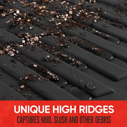 Motor Trend FlexTough Contour  Deep Dish Heavy Duty Rubber Car Floor Mats