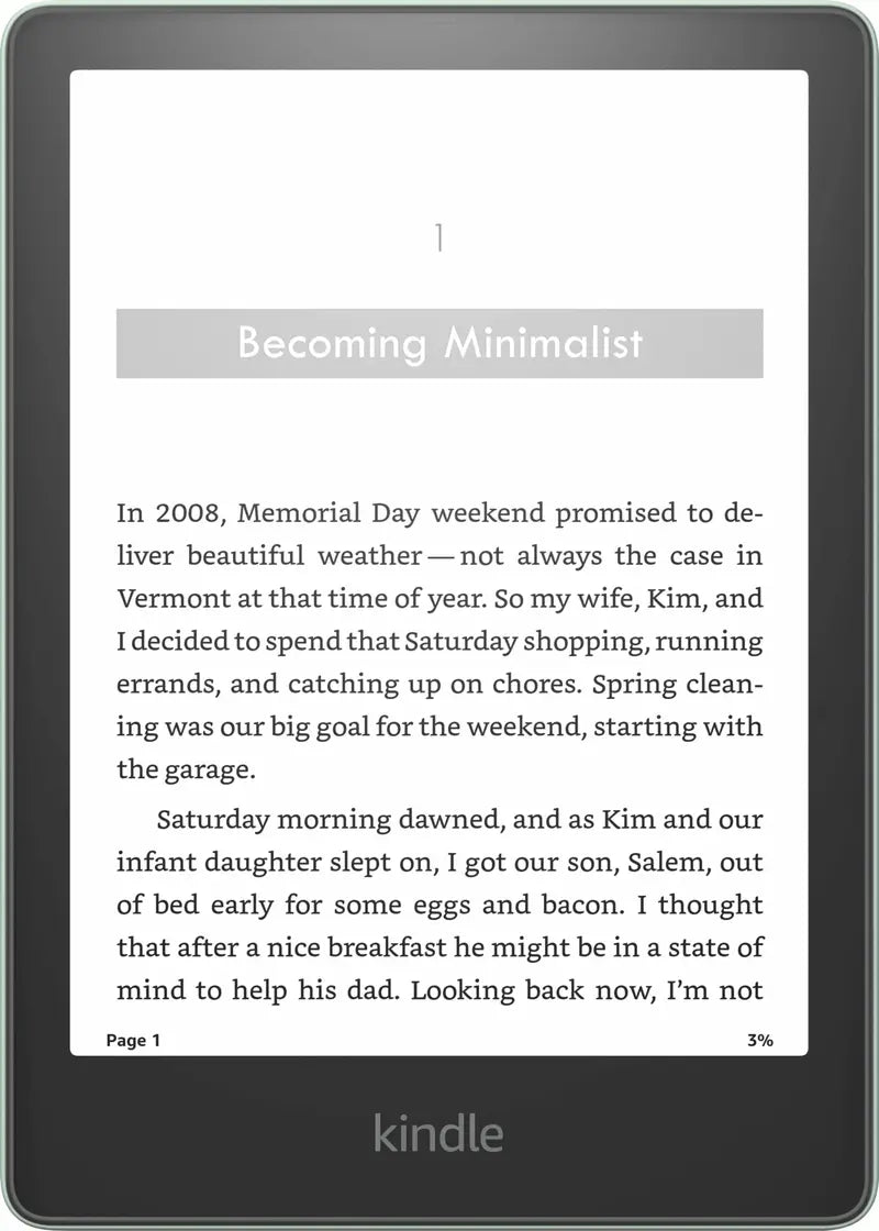 Amazon Kindle Paperwhite Signature Edition, 32GB, 2023, Agave Green  eReader