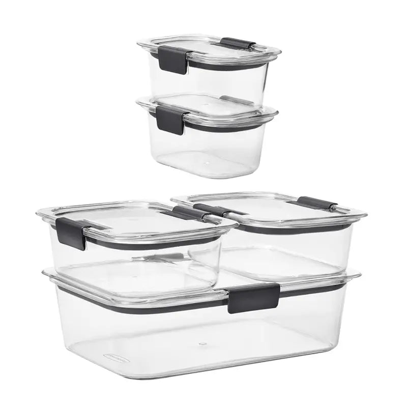 Airtight, Leakproof Stackable Food Storage Containers for Freshness and Space Efficiency