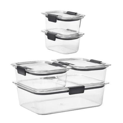 Airtight, Leakproof Stackable Food Storage Containers for Freshness and Space Efficiency