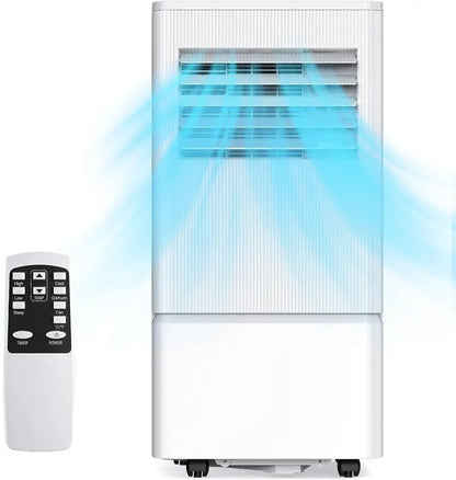 Air Choice 10,000 BTU Portable AC  3-in-1 Cooling, Dehumidifying & Fan Unit for Rooms up to 450 sq ft, Includes Window Kit & Remote