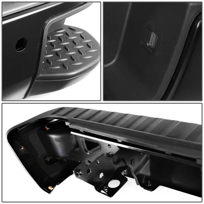 Chevy Silverado & GMC Sierra Rear Step Bumper  With Parking Sensor Holes (20142018)