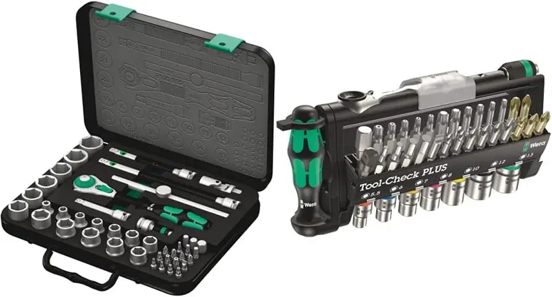 Wiha 43-Piece 3/8″ Metric Ratchet Set  Model 5003594001, Includes Zyklop 8100 SB 2 Tools
