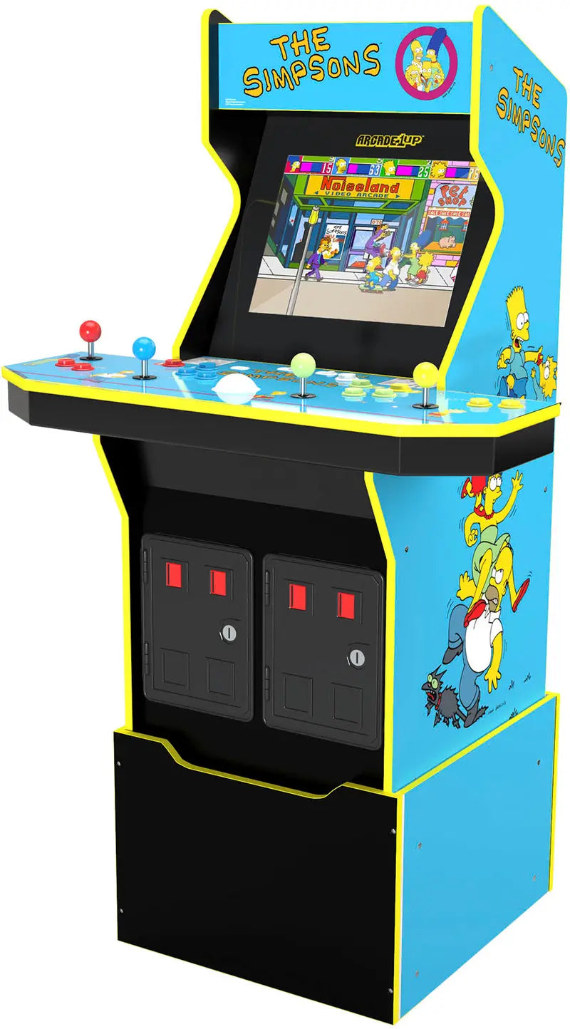 Arcade1Up The Simpsons 30th Anniversary Arcade  Collector’s Edition with Stool & Tin Packaging