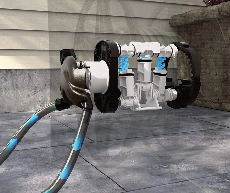 Suncast Aquawinder Java Wicker Hose Reel — Lightweight, Hands-Free, Water-Powered Retraction