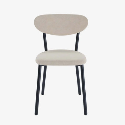 Lot de 2 chaises pied métal noir