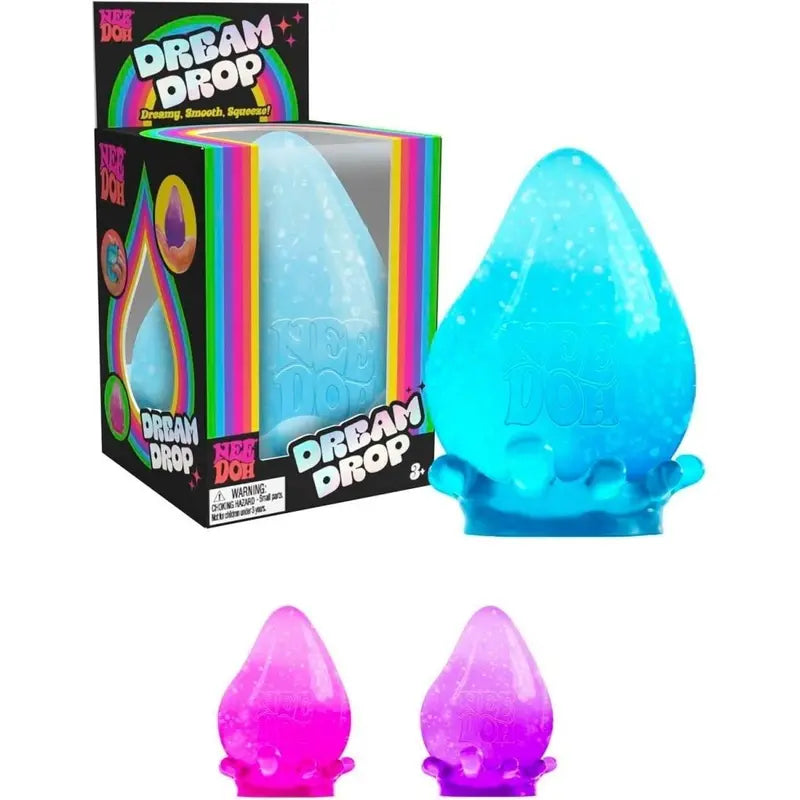 NeeDoh Dream Drop  Smooth 3-Pack Squeeze Sensory Set