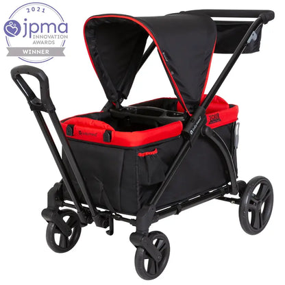 Baby Trend Tour 2-in-1 Stroller Wagon  Mars Red  Red