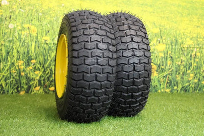 Antego Tire and Wheel (Set of 2) 16×6.50-8 Tires and Wheels 4 Ply for Lawn and Garden Mower Turf Tires .75