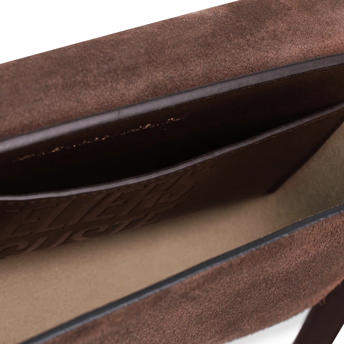 Monceau Baguette - Cuir Velours Chocolat