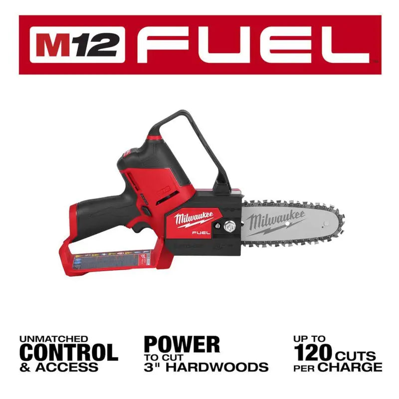 M12 FUEL 6 in. 12V Pruning Saw & 8 in. Hedge Trimmer Kit  Brushless Cordless