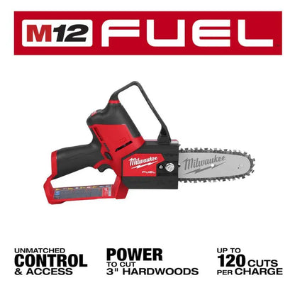 M12 FUEL 6 in. 12V Pruning Saw & 8 in. Hedge Trimmer Kit  Brushless Cordless
