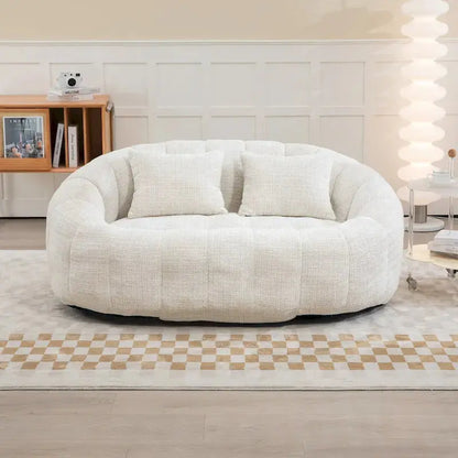 Adult-Sized Multi-Hue Bean Bag Lounge Chair