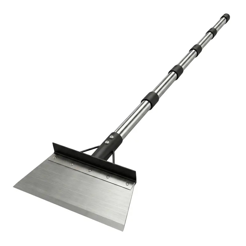 Multi-Use Shovel Scraper  Steel-Blade Garden Tool with Adjustable Handle