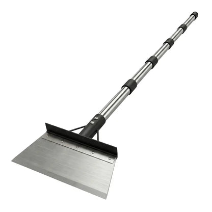 Multi-Use Shovel Scraper  Steel-Blade Garden Tool with Adjustable Handle