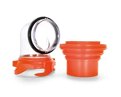 Camco 21-Gallon Portable Camper/RV Tote Tank | Large Heavy-Duty No-Flat Wheels   Low Drain Hole