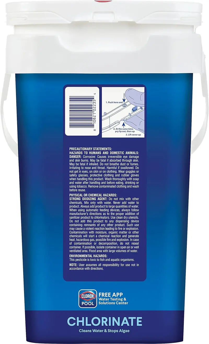 Clorox 3″ Chlorinating Tablets 35LB  Kills Bacteria & Prevents Algae for Pools & Spas