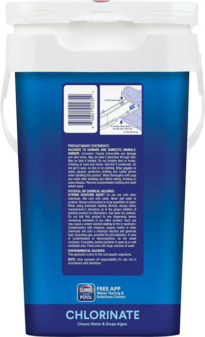 Clorox 3″ Chlorinating Tablets 35LB  Kills Bacteria & Prevents Algae for Pools & Spas