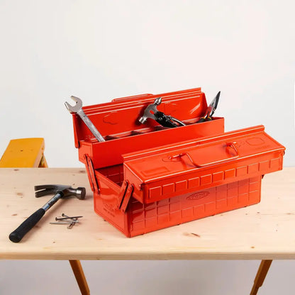 Toyo ST-350 Industrial Tool Box  Burnt Orange Finish