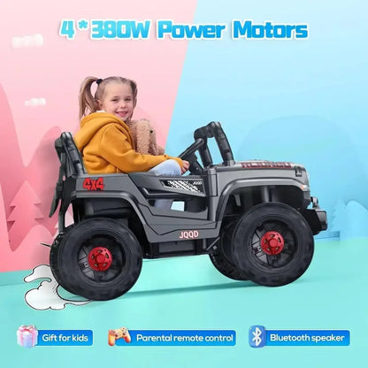 SEALIGHT 12V Kids¡¯ Ride-On Truck with 380W Motor and Emergency Brake System