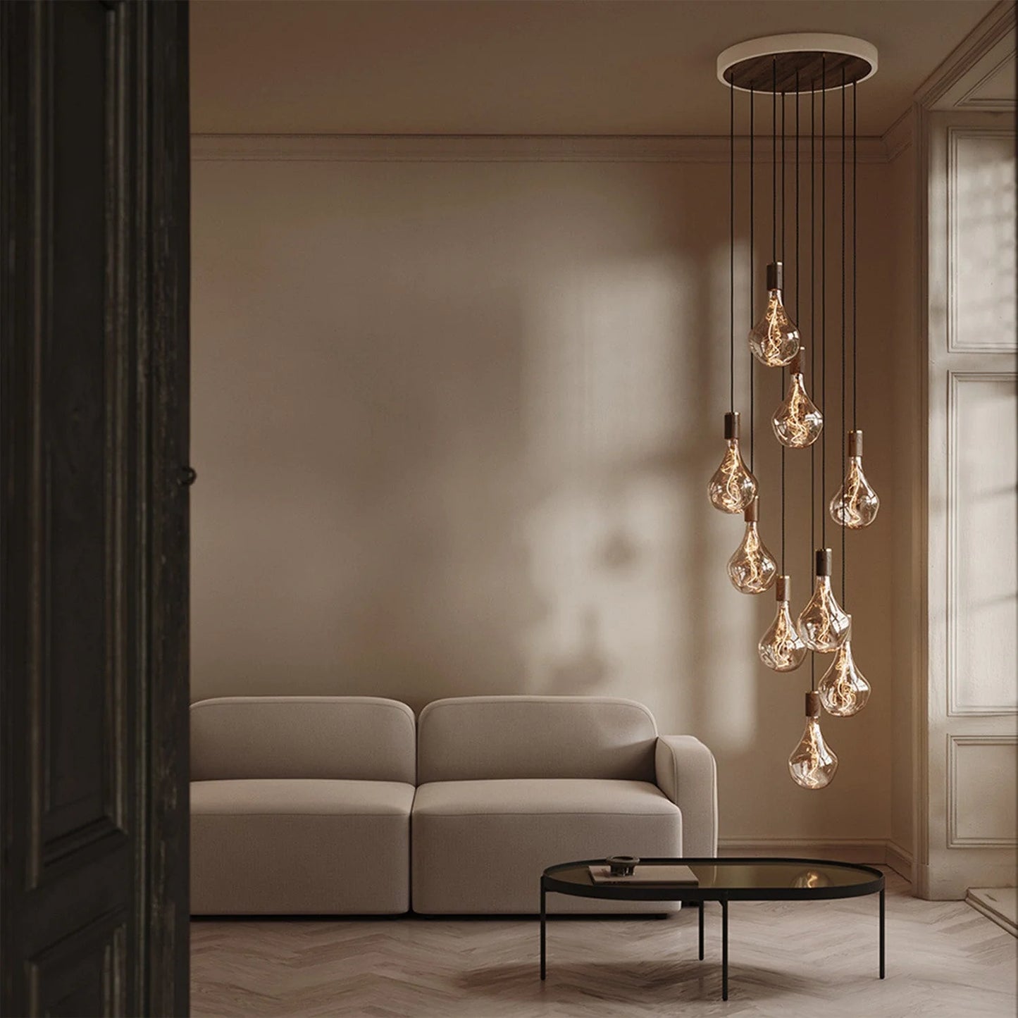 The Original Nine Pendant in Walnut