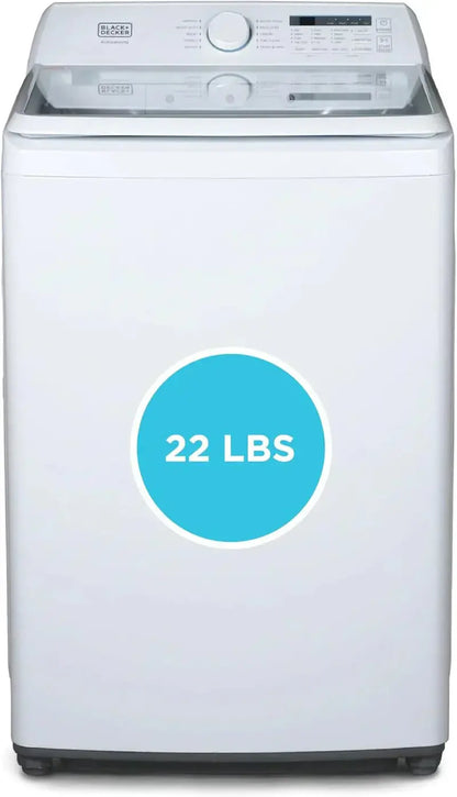 Compact Portable Washing Machine — 6.6 lb Capacity, 5 Wash Programs for Apartments & Small Spaces