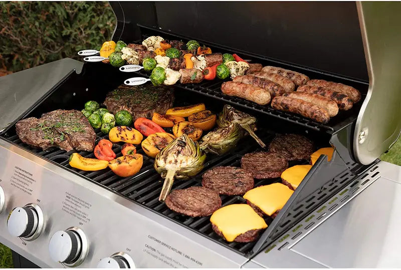 Cuisinart CGG-8500 Five-Burner Propane Gas Grill with Side Burner and Heavy-Duty Construction