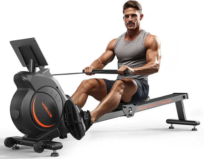YOSUDA Magnetic/Water-Resistance Rowing Machine  App-Connected & Bluetooth Enabled