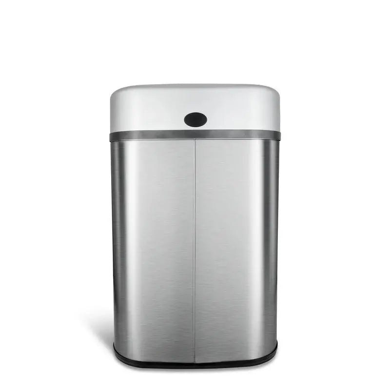 NINESTARS 21 Gal Infrared Sensor Stainless Steel Trash Can, Auto-Open, Fingerprint-Resistant